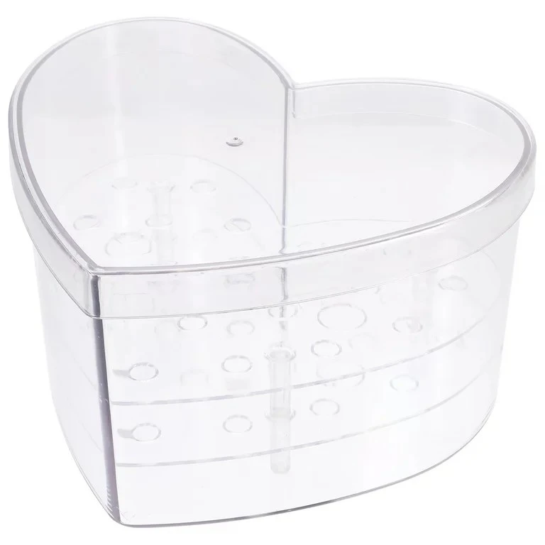 heart shaped acrylic flower box