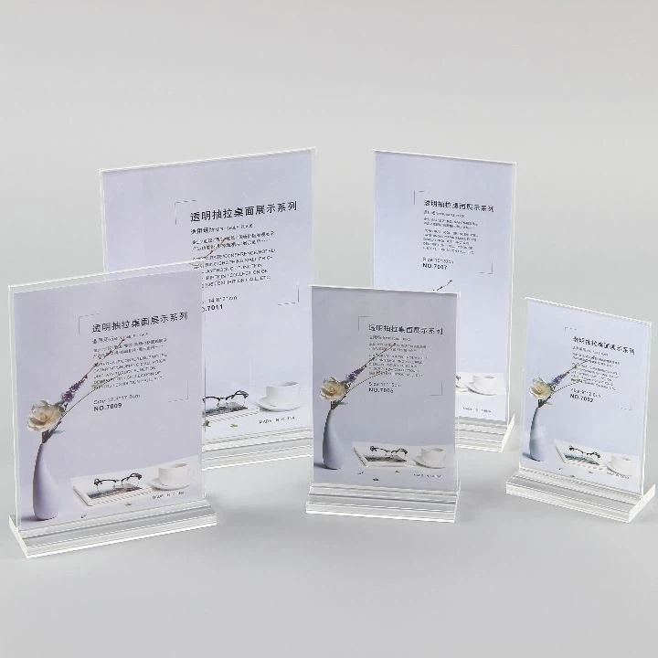 Vertical T Shape Acrylic Sign Holder Vertical T Shape Acrylic Sign Holder